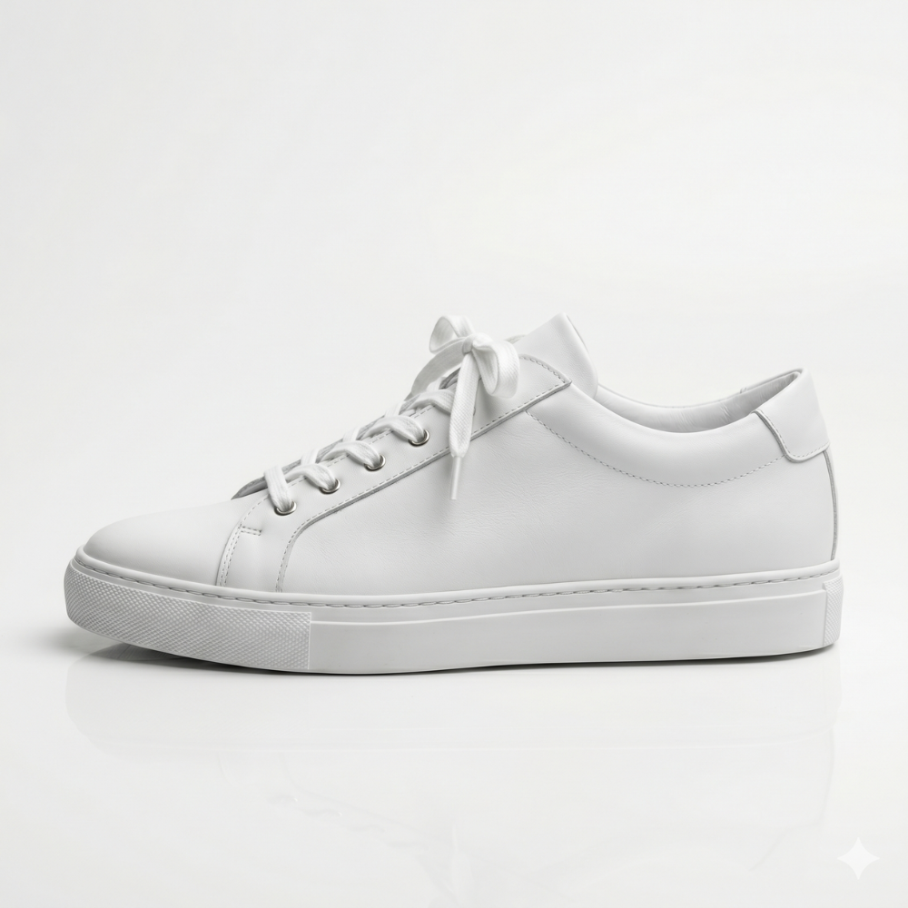 White Sterling Leather Sneakers